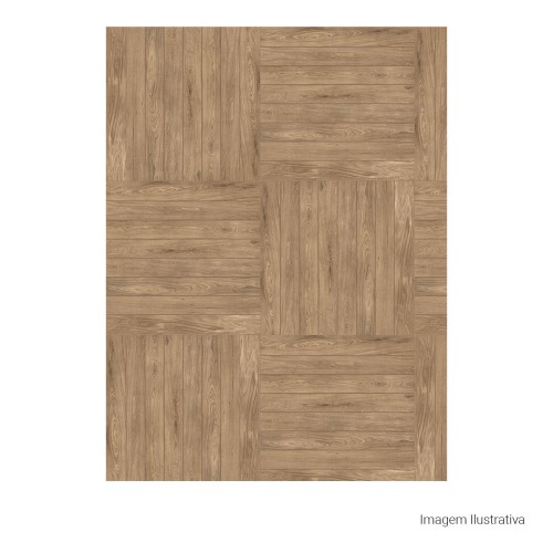 Porcelanato Amadeirado Hard 90x90cm Bege - Portinari Giardino Be Deck Esmaltado Retificado