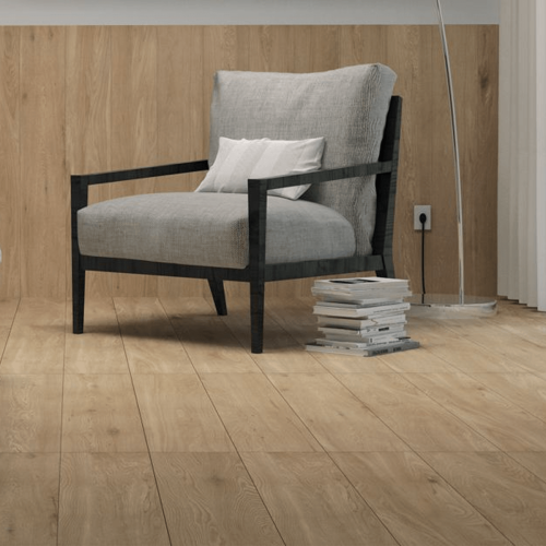 Porcelanato Amadeirado Hard 90x90cm Bege - Portinari Giardino Be Deck Esmaltado Retificado