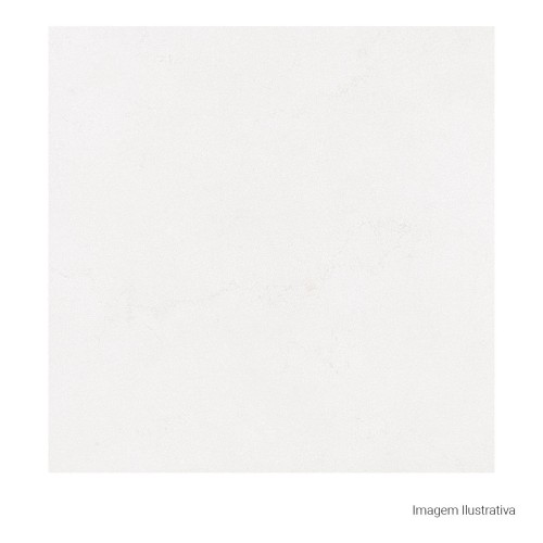 Porcelanato Acetinado Cimentício 60x60cm Branco - Portinari Loft Wh Esmaltado Retificado