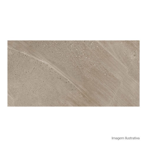Porcelanato Pedra Hard 60x120cm Marrom - Portinari Pietra Serena Hd Serena Hd No Esmaltado Retificado