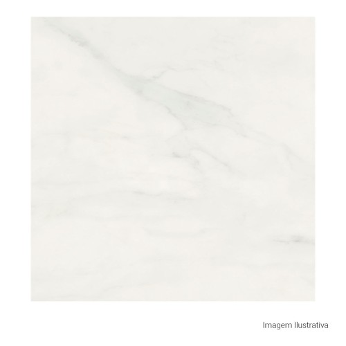 Porcelanato Polido Marmorizado 90x90cm Branco - Portinari Palazzo Covelano Pol Pietra Prime Retificado