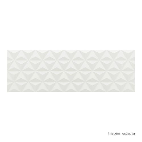 Porcelanato Monocromatico Matte 30x90cm Branco - Portinari Evidence Diamante Retificado
