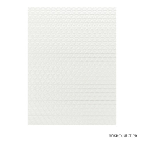 Porcelanato Monocromatico Matte 30x90cm Branco - Portinari Evidence Diamante Retificado
