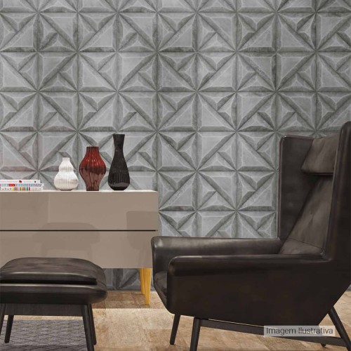 Porcelanato Decorado Natural 60x60cm Cinza - Portinari Extreme Gr Nat Esmaltado Retificado