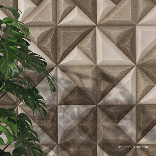 Porcelanato Decorado Natural 60x60cm Marrom - Portinari Extreme No Mix Nat Esmaltado Retificado