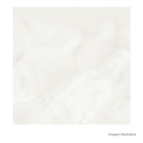 Porcelanato Polido Pedra 90x90cm Branco - Portinari Artemis Ofw Pol Pietra Prime Retificado