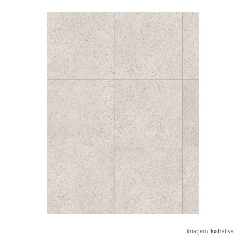 Porcelanato Pedra Natural 90x90cm Branco - Portinari Granite Wh Nat Pietra Prime Retificado