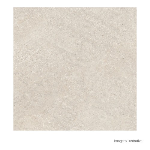 Porcelanato Polido Pedra 90x90cm Bege - Portinari Piemonte Sbe Pol Pietra Prime Retificado