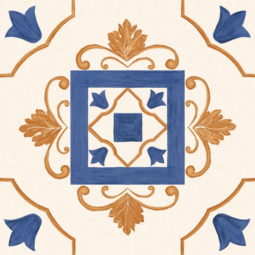 Porcelanato Italian Days Dec 2 Mix Lux - 20x20cm Bold