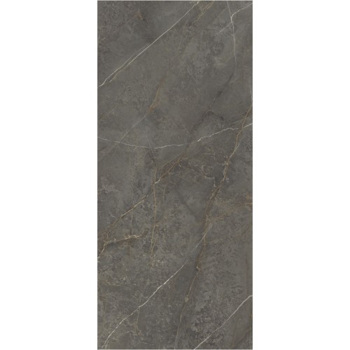 Porcelanato Acetinado Marmorizado 120x270cm Preto - Ceusa Port Noir Bk Act Dd Esmaltado Retificado