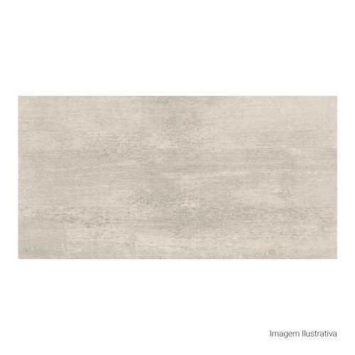 Porcelanato Cimentício Natural 60x120cm Cinza - Portinari Dom Concrete Nat Esmaltado Retificado