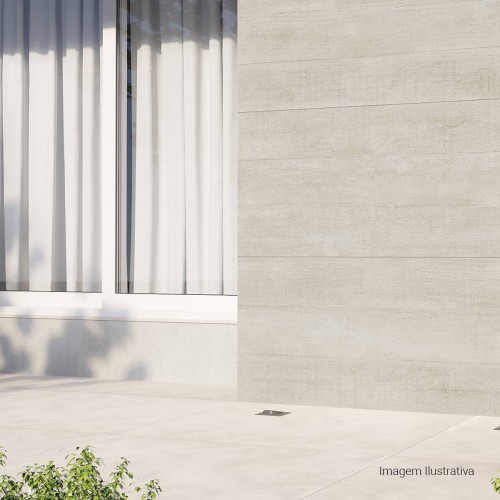 Porcelanato Cimentício Natural 60x120cm Cinza - Portinari Dom Concrete Nat Esmaltado Retificado