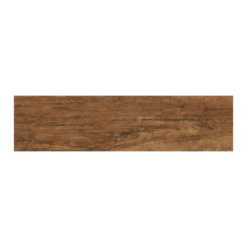 Porcelanato Amadeirado Hard 30x120cm Marrom - Ceusa Canela Antique No Esmaltado Retificado