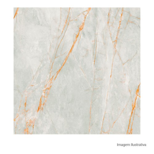 Porcelanato Polido Marmorizado 120x120cm Verde - Ceusa Golden Fantasy Sgn Pol Retificado