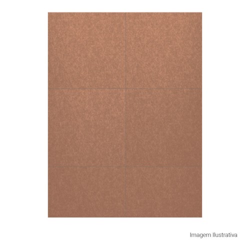 Porcelanato Decorado Mlx 120x120cm Marrom - Ceusa Natural Glam Bw Dd Esmaltado Retificado
