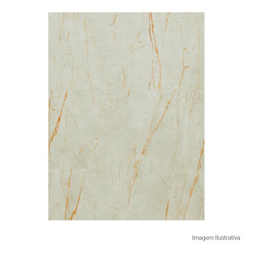 Porcelanato Marmorizado Natural 120x120cm Verde - Ceusa Golden Fantasy Sgn Nat Esmaltado Retificado