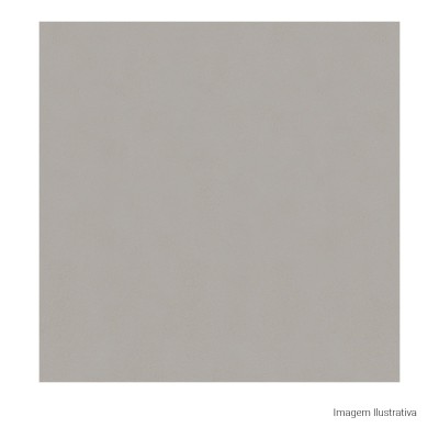 Porcelanato Acetinado Cimentício 80x80cm Cinza - Ceusa Wind Esmaltado Retificado