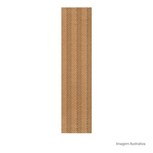 Porcelanato Decorado Matte 30x120cm Marrom - Ceusa Zigue Chevron No Esmaltado Retificado