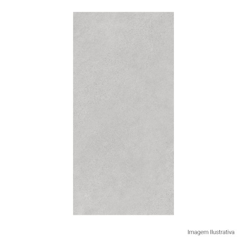 Porcelanato Acetinado Cimentício 60x120cm Cinza - Ceusa Beton Medio Esmaltado Retificado