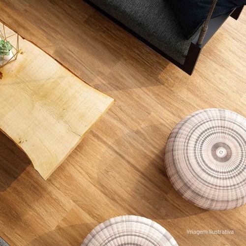 Porcelanato Amadeirado Rústico 30x120cm Marrom - Ceusa Bosque Esmaltado Retificado