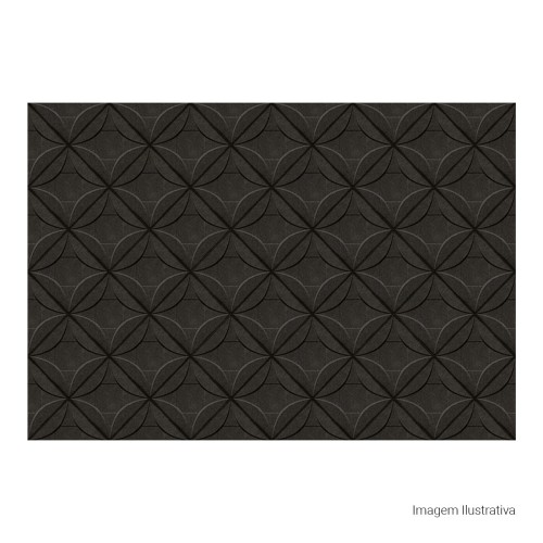 Cerâmica Monocromatico Acetinado 45x65cm Cinza - Ceusa Dalia Nero Retificado