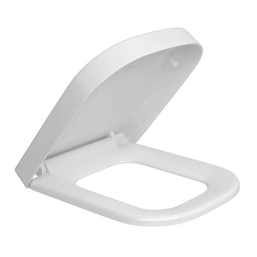 Assento Deca em Termofixo Slow Close e Easy Clean para Bacias Piano Quadra Branco