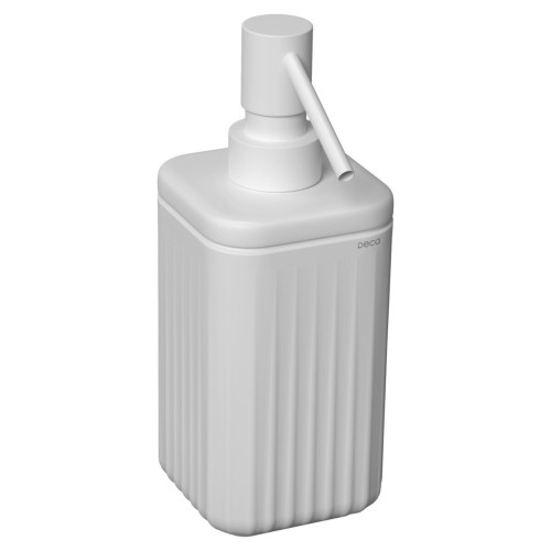 Porta Sabão Líquido Quadrado Deca Senses - Branco
