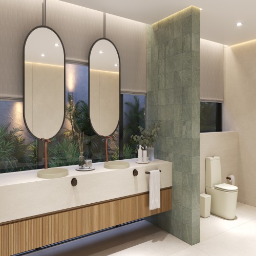 Lixeira Deca Quadrada Senses - Branco