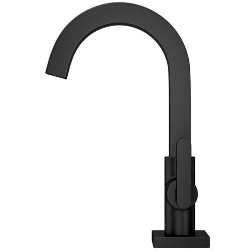 Torneira de Mesa Bica Alta para Lavatório Black Matte