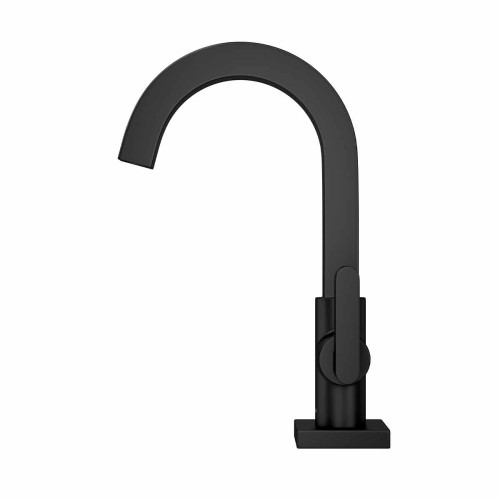 Torneira de Mesa Bica Alta para Lavatório Black Matte