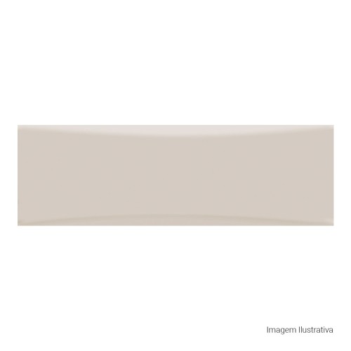 Porcelanato Monocromatico Lux 8x25cm Bege - Portinari Bella Vita Cr Bold