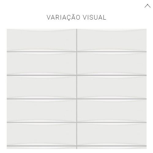 Porcelanato Monocromatico Lux 8x25cm Branco - Portinari Bella Vita Wh Bold