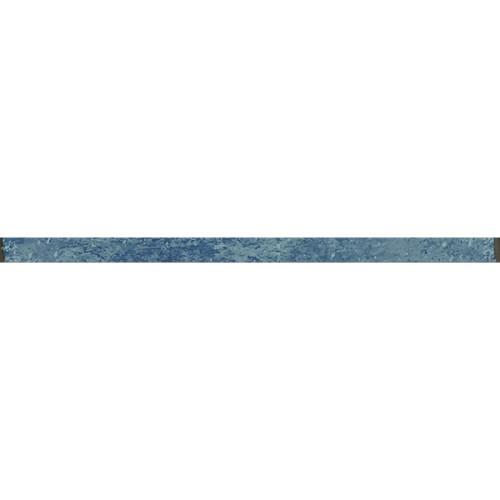 Porcelanato Pedra Hard 1,3x20cm Azul - Portinari Borda Mini Atlantis Bl Esmaltado Bold