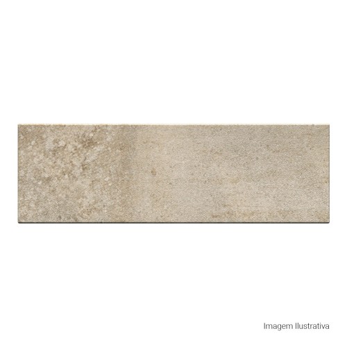 Porcelanato Decorado Matte 7,7x24cm Bege - Portinari Every Brick Cement Al Esmaltado Bold