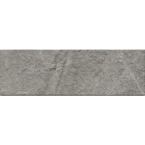 Porcelanato Decorado Matte 7,7x24cm Cinza - Portinari Every Brick Stone Gr Esmaltado Bold