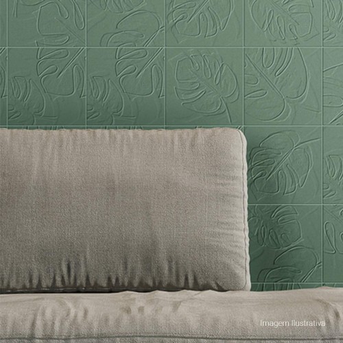 Revestimento Nuances da Natureza Folhas Ao Vento Decor Bl 20x20cm Matte/lux Bold - 6061927 Portinari