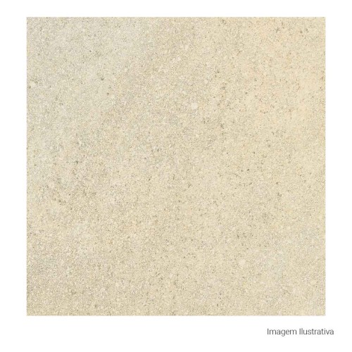 Porcelanato Pedra Natural 15x15cm Bege - Portinari Gili Be Nat Esmaltado Bold