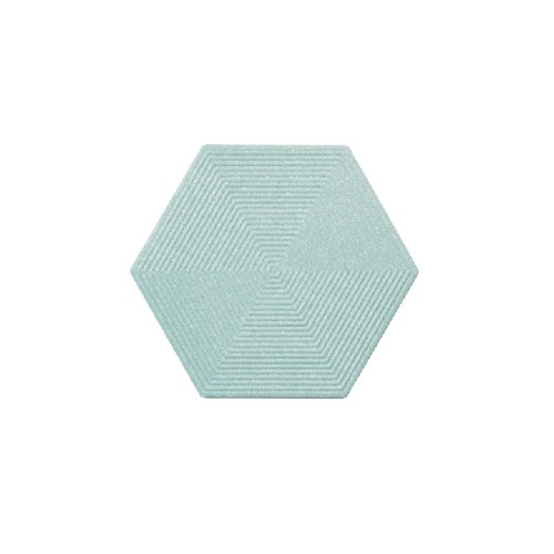 Porcelanato Monocromatico Matte/lux 17,5x17,5cm Azul - Portinari Love Hexa Bl Mlx Esmaltado Bold