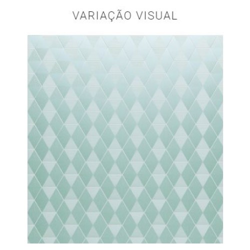 Porcelanato Monocromatico Matte/lux 17,5x17,5cm Azul - Portinari Love Hexa Bl Mlx Esmaltado Bold