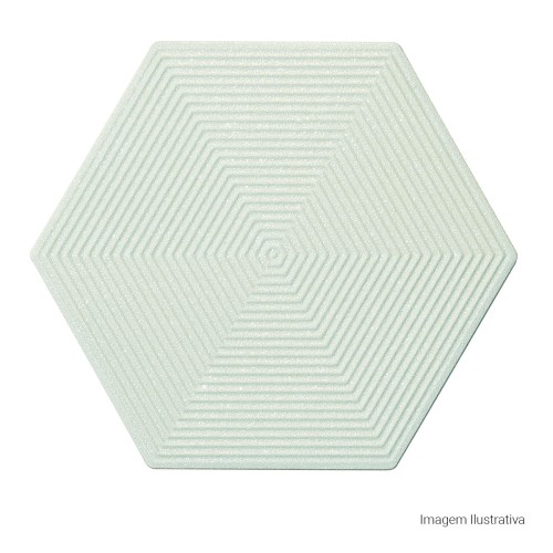 Porcelanato Monocromatico Matte/lux 17,5x17,5cm Verde - Portinari Love Hexa Gn Mlx Esmaltado Bold