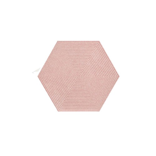 Porcelanato Monocromatico Matte/lux 17,5x17,5cm Rosa - Portinari Love Hexa Pk Mlx Esmaltado Bold