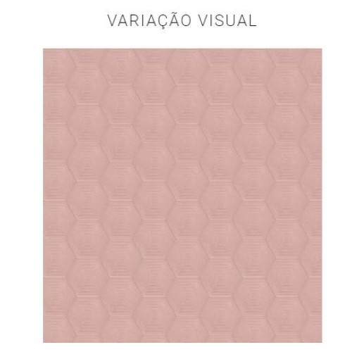Porcelanato Monocromatico Matte/lux 17,5x17,5cm Rosa - Portinari Love Hexa Pk Mlx Esmaltado Bold