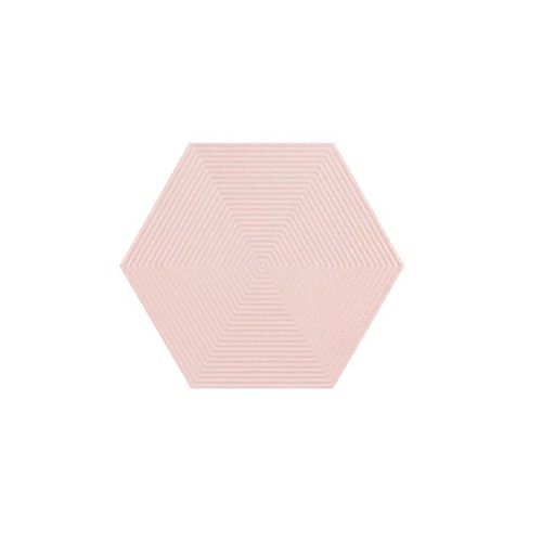 Porcelanato Monocromatico Matte/lux 17,5x17,5cm Rosa - Portinari Love Hexa Spk Mlx Esmaltado Bold