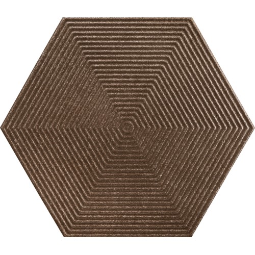 Porcelanato Monocromatico Matte/lux 17,5x17,5cm Metalizado - Portinari Love Hexa Steel Gd Mlx Esmaltado Bold