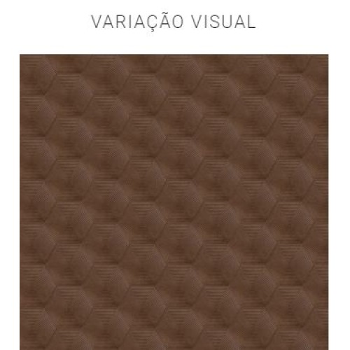 Porcelanato Monocromatico Matte/lux 17,5x17,5cm Metalizado - Portinari Love Hexa Steel Gd Mlx Esmaltado Bold