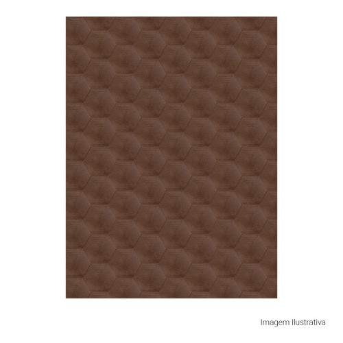 Porcelanato Monocromatico Matte/lux 17,5x17,5cm Metalizado - Portinari Love Hexa Steel Gd Mlx Esmaltado Bold