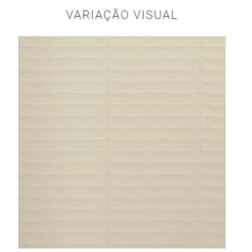 Porcelanato Monocromatico Natural 5x40cm Bege - Portinari Make Be Nat Esmaltado Bold