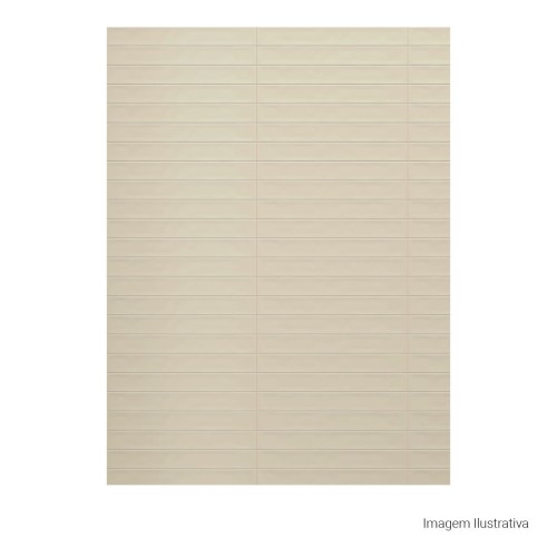 Porcelanato Monocromatico Natural 5x40cm Bege - Portinari Make Be Nat Esmaltado Bold
