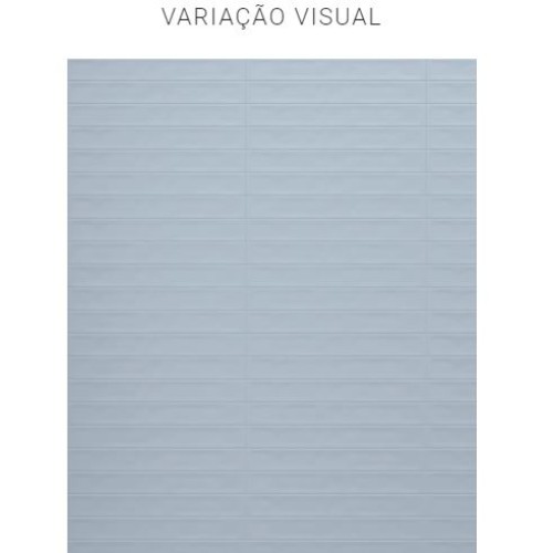 Porcelanato Monocromatico Natural 5x40cm Azul - Portinari Make Bl Nat Esmaltado Bold