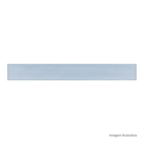 Porcelanato Monocromatico Natural 5x40cm Azul - Portinari Make Bl Nat Esmaltado Bold